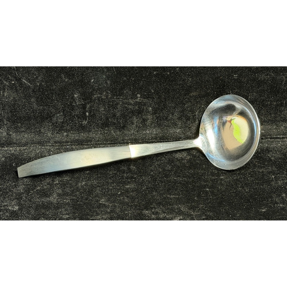 Kingston Stainless Steel-Gravy Ladle, Black Handle Japan Mid Century Modern, NEW